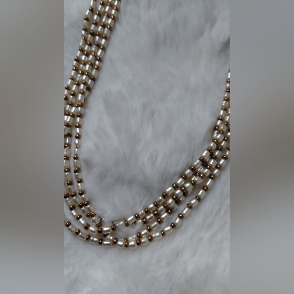 Four Strand Beaded Necklace - Picture 11 of 15